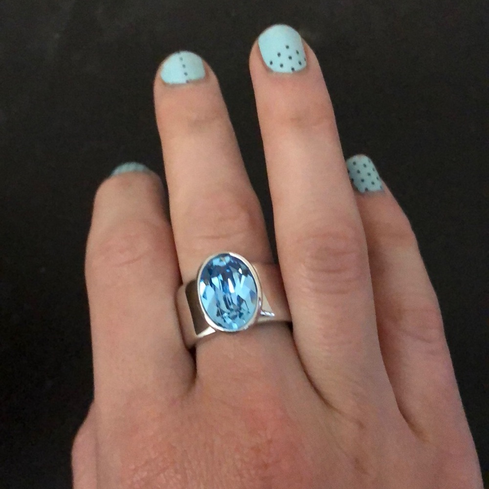 Swarovski Touchstone crystal ring.
